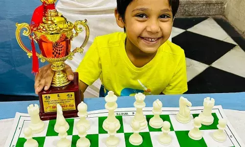 पार्थ राष्ट्रीय शतरंज प्रतियोगिता में भाग लेने मैसूर कर्नाटक के लिये करेंगे प्रस्थान