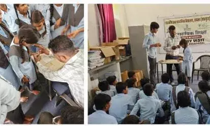 रायला के स्कूली छात्रों ने सीखी हस्तकला