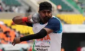 सचिन ने गोला फेंक में जीता रजत, भारत के पदकों की संख्या 21 पहुंची