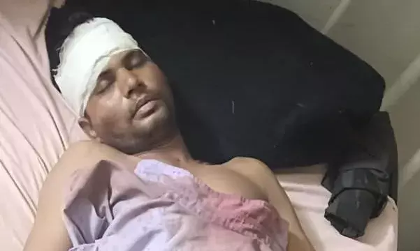 युवक पर हमला