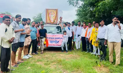 बागोर पदयात्रा संघ का उमेदपुरा में हुआ स्वागत