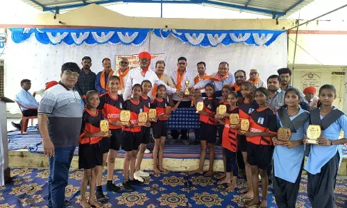 जिला स्तरीय प्रतियोगिता संपन्न स्थानीय सुवानिया छात्रा वर्ग नेटबाल में विजेता