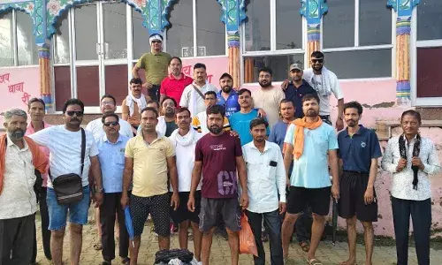 रायला से कोटड़ी श्याम के लिए निकली पदयात्रा