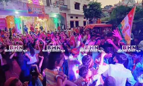 तेजा दशमी पर शोभायात्रा निकाली, लगाया 351 लीटर खीर का भोग