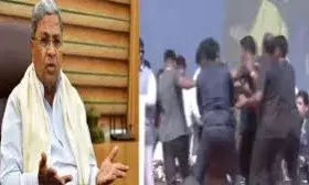 सीएम की सुरक्षा में बड़ी चूक, कुर्सी की तरफ लपका युवक