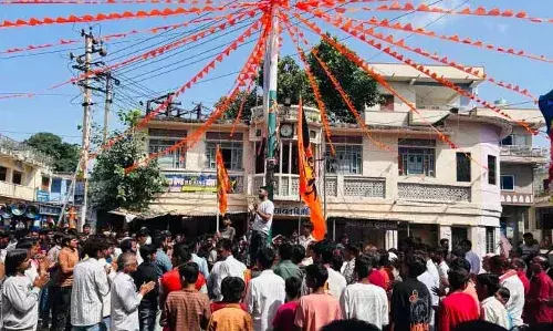 जहाजपुर में हुई घटना के विरोध में कोटड़ी व बिजौलियां बन्द