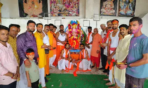 भगवामय हुआ बनेड़ा, धूमधाम से राम सरोवर में गणपति विसर्जन सम्पन्न भगवामय हुआ बनेड़ा, धूमधाम से राम सरोवर में गणपति विसर्जन सम्पन्न