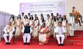 राष्ट्रपति मुर्मू ने MNIT जयपुर के दीक्षांत समारोह में की शिरकत