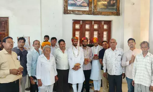 मानपुरा जैन समाज द्वारा शिविरार्थियों का स्वागत