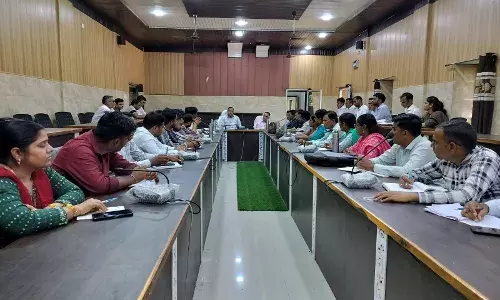 पंचायत समिति में हुई समीक्षा बैठक