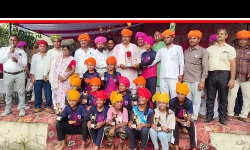 जिला स्तरीय हॉकी प्रतियोगिता  मेजबान सवाईपुर  छात्र व छात्रा विजेता