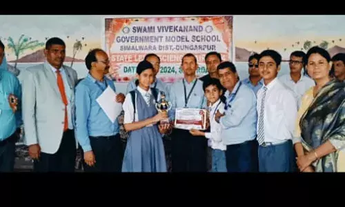 राज्य स्तरीय विज्ञान मेले में मॉडल स्कूल आमेट का छात्र जय आदित्य लांबा रहा प्रथम: