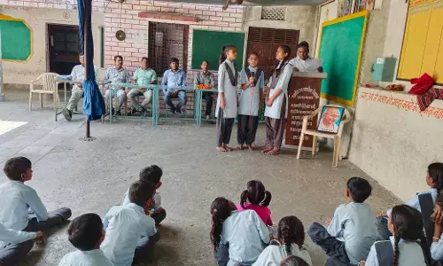 सालरमाला विद्यालय में मनाई गांधी व शास्त्री जयंती