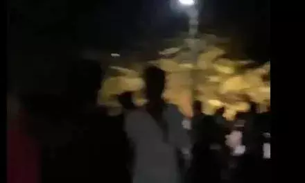 हमीरगढ़ स्कूल के सामने खोदी कब्र, हिंदू संगठनों ने किया विरोध, समझाईश के बाद तालाब में हुआ दफन