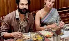 अहमदाबाद पहुंचे राजकुमार और तृप्ति, उठाया गुजराती थाली का लुत्फ अहमदाबाद पहुंचे राजकुमार और तृप्ति, उठाया गुजराती थाली का लुत्फ