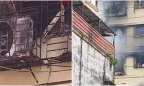 मुंबई की मोहित हाइट्स बिल्डिंग में लगी आग, मौके पर दमकल की कई गाड़ियां मौजूद मुंबई की मोहित हाइट्स बिल्डिंग में लगी आग, मौके पर दमकल की कई गाड़ियां मौजूद