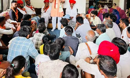 सदस्यता महाअभियान के अंतर्गत विधायक बैरवा पहुंचे देवरिया पंचायत में