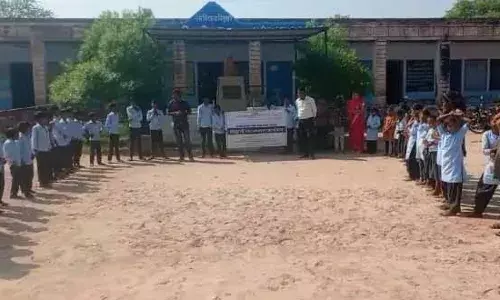 ग्लोबल हैंड वॉशिंग दिवस पर विद्यार्थी को बताया हाथ धोने का महत्व