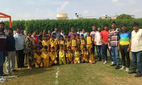 11 वर्ष कबड्डी छात्र वर्ग में मसूदा को हरा आनंदीपुरा बदनोर  बना चैंपियन