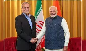 ईरान के राष्ट्रपति मसूद पेजेशकियन से पीएम मोदी ने की मुलाकात ईरान के राष्ट्रपति मसूद पेजेशकियन से पीएम मोदी ने की मुलाकात