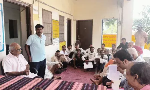 पीपलूंद में प्रस्तावित बाईपास भूमि हेतु खातेदार किसानों की आपत्ति बैठक का हुआ आयोजन