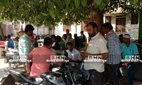 ट्रैक्टर की टक्कर से एक युवक की मौत