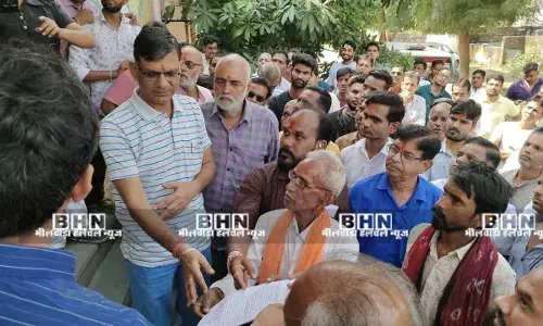 पत्थरबाजी घटना की कार्यवाही को लेकर समग्र हिन्दू समाज ने दिया ज्ञापन