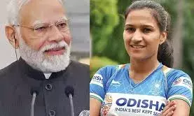 रानी रामपाल ने शेयर किया पीएम मोदी का प्रशंसा पत्र, कहा- हॉकी में योगदान देना जारी रखूंगी