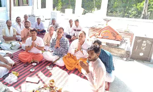 श्री चंवरा के बालाजी के आज हुआ महा अभिषेक 2 तारीख को होगा विशाल छप्पन भोग का आयोजन