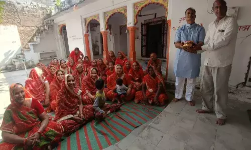 चारभुजा जी को लग्न पत्रिका भेजी