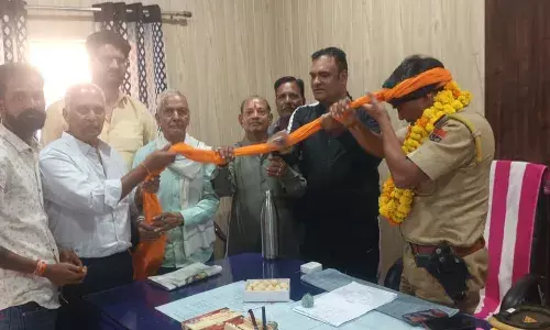 बनेड़ा थानाधिकारी वर्मा का किया स्वागत