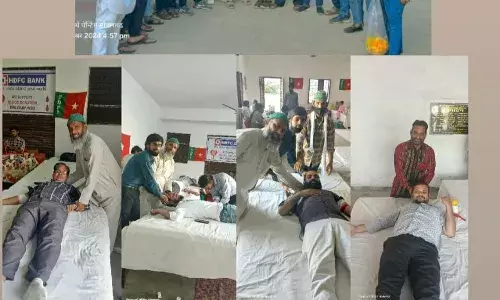 एसडीपीआई द्वारा आयोजित ब्लड डोनेशन कैंप में कुल 72 यूनिट हुआ रक्तदान