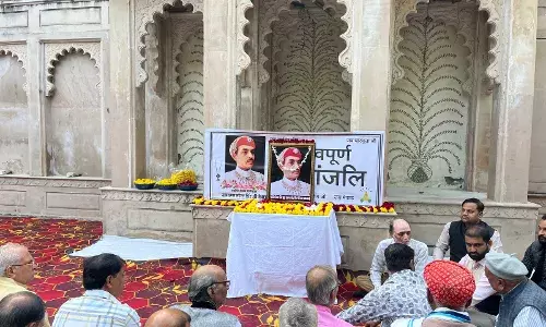 महाराणा महेंद्र सिंह मेवाड़ को नाथद्वारा भाजपा कार्यकर्ताओं ने अर्पित की श्रद्धांजलि महाराणा महेंद्र सिंह मेवाड़ को नाथद्वारा भाजपा कार्यकर्ताओं ने अर्पित की श्रद्धांजलि