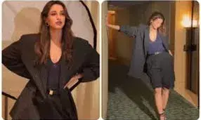 चमक के बीच खूबसूरत अंदाज में दिखीं भूल भुलैया 3 की मीरा तृप्ति डिमरी