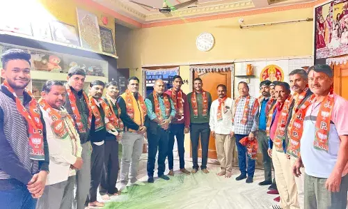 मांडल में भाजपा बूथ अध्यक्षाेंं की नियुक्ति