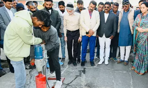 दिया कुमारी ने नाथद्वारा में किया सड़कों का औचक निरीक्षण