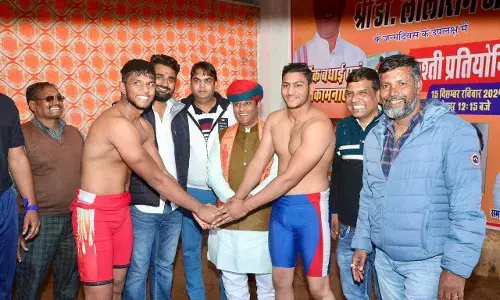 श्री झालरा महादेव व्यायामशाला में हुआ कुश्ती दंगल