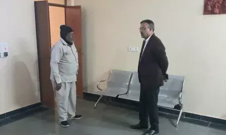 रैन बसेरे का निरीक्षण