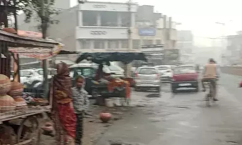 सुबह हुई कोहरे से मुलाकात:, भीलवाड़ा में सूर्यदेव के दर्शन नहीं