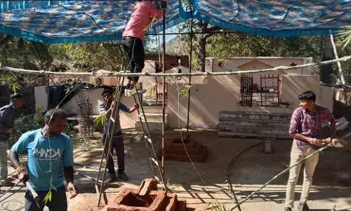 दशमी बन्धेज पूर्णिहुति पर पंच कुण्डीय महायज्ञ कार्यक्रम की आज तैयारियां शुरू