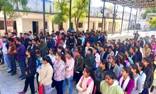 गुर्जर समाज प्रतिभा खोज परीक्षा में उत्साह से भाग लिया परीक्षार्थियों ने