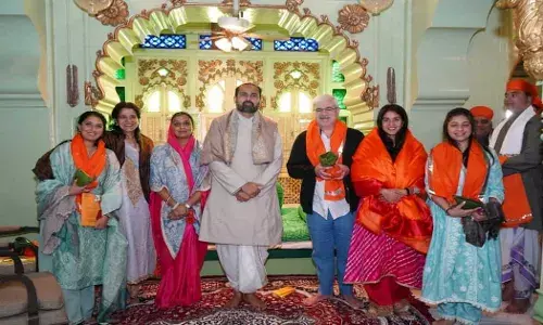 राधिका अंबानी का श्रीनाथजी हवेली में हुआ स्वागत, पहली बार विवाह के बाद किए दर्शन