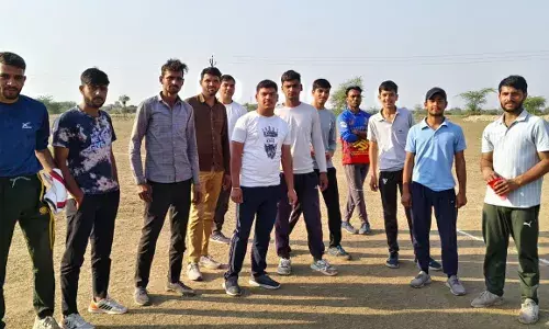 चावंडिया में युवाओं को नशा व मोबाइल से दूर रखने के लिए क्रिकेट प्रतियोगिता शुरू