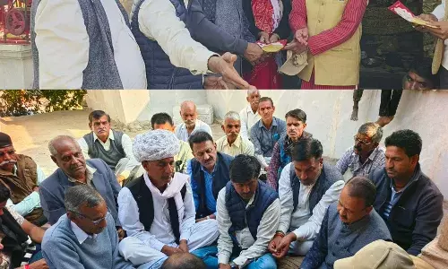 दारिया माल्यावास में महाराणा कुंभा जन्मभूमि सेवा समिति एवं प्रबुद्धजनो की हुई बैठक लिए कई निर्णय