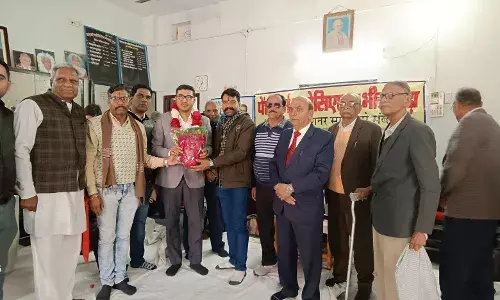 राजस्थान नर्सेज ने एसोसिएशन अहमदाबाद से आए डॉक्टर प्रियान्क गुप्ता का किया स्वागत