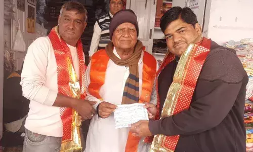 पारितोषिक में मिली राशि गौशाला में की भेंट