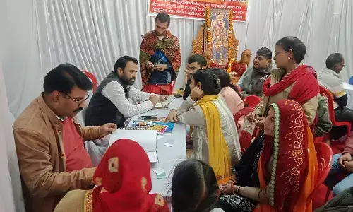 सामूहिक संगम के साथ प्रभात फेरियों ने वेदपीठ पर मनाया रामोत्सव