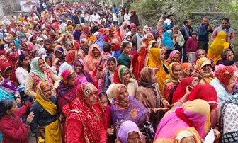 मानपुरा में 61 गांव की प्रभात फेरिया हरि बोल प्रभात फेरी में हुई शामिल