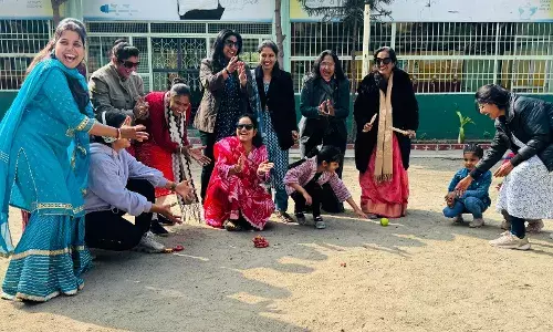 महावीर इंटरनेशनल क्वींस ने  खेलो के साथ तिल के व्यंजनों के साथ मनाया सक्रांति पर्व