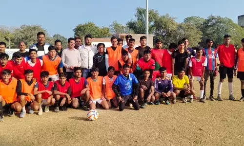 हमारी पहली प्राथमिकता जिले की फुटबॉल प्रतिभाओं को आगे अवसर प्रदान करना–जिलाध्यक्ष आंजना